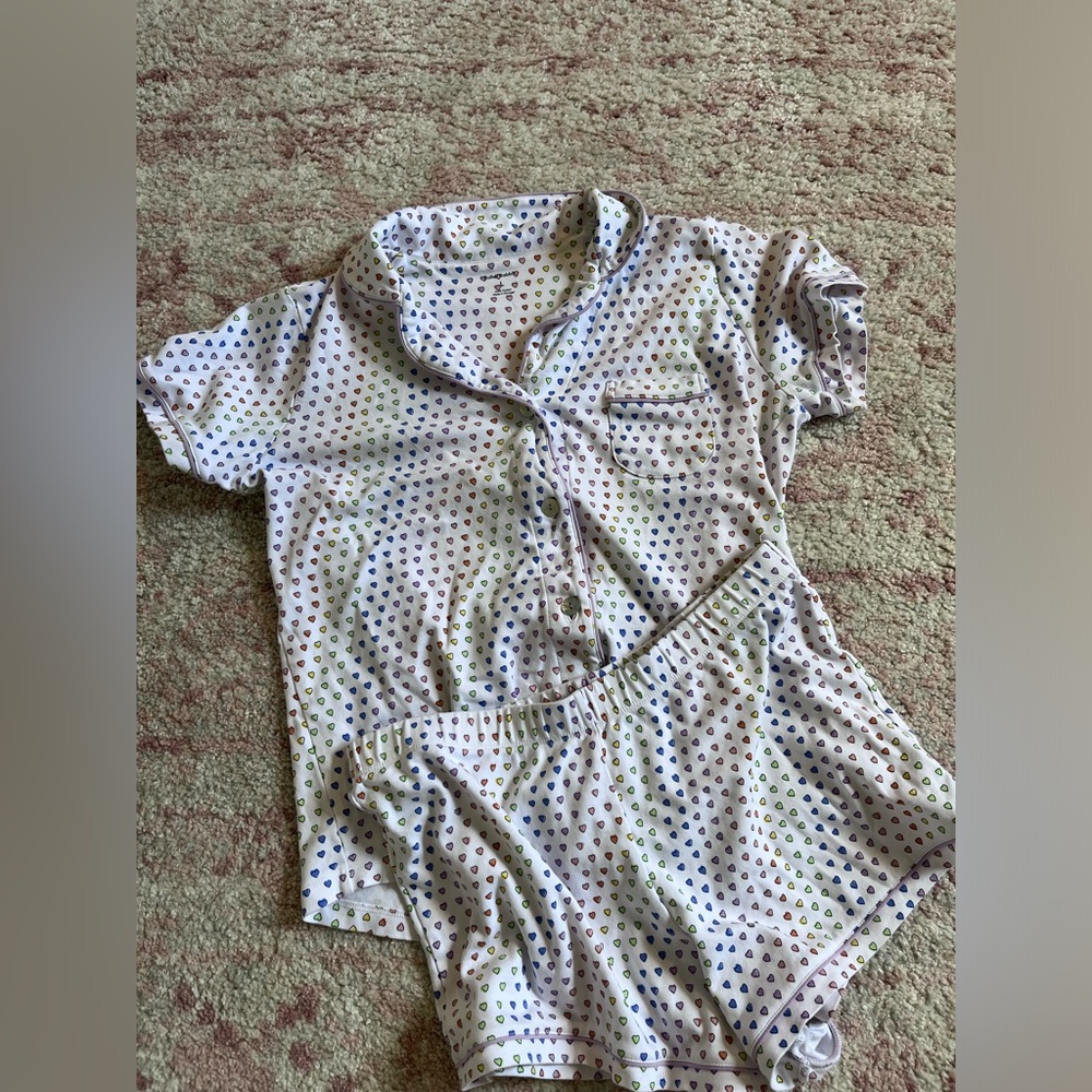 Disco Hearts Roller Rabbit Pajama set